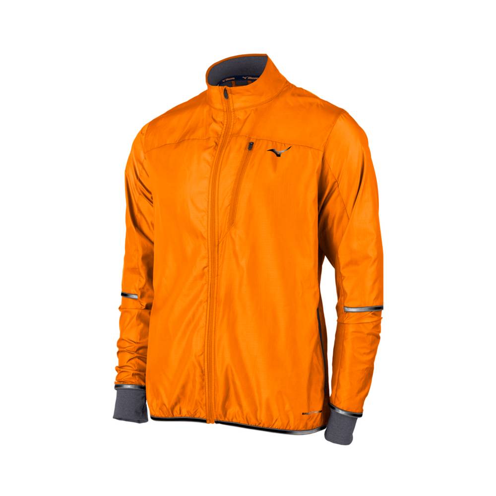 Chaqueta Mizuno Breath Thermo® FZ Para Hombre Naranjas 4908673-UB